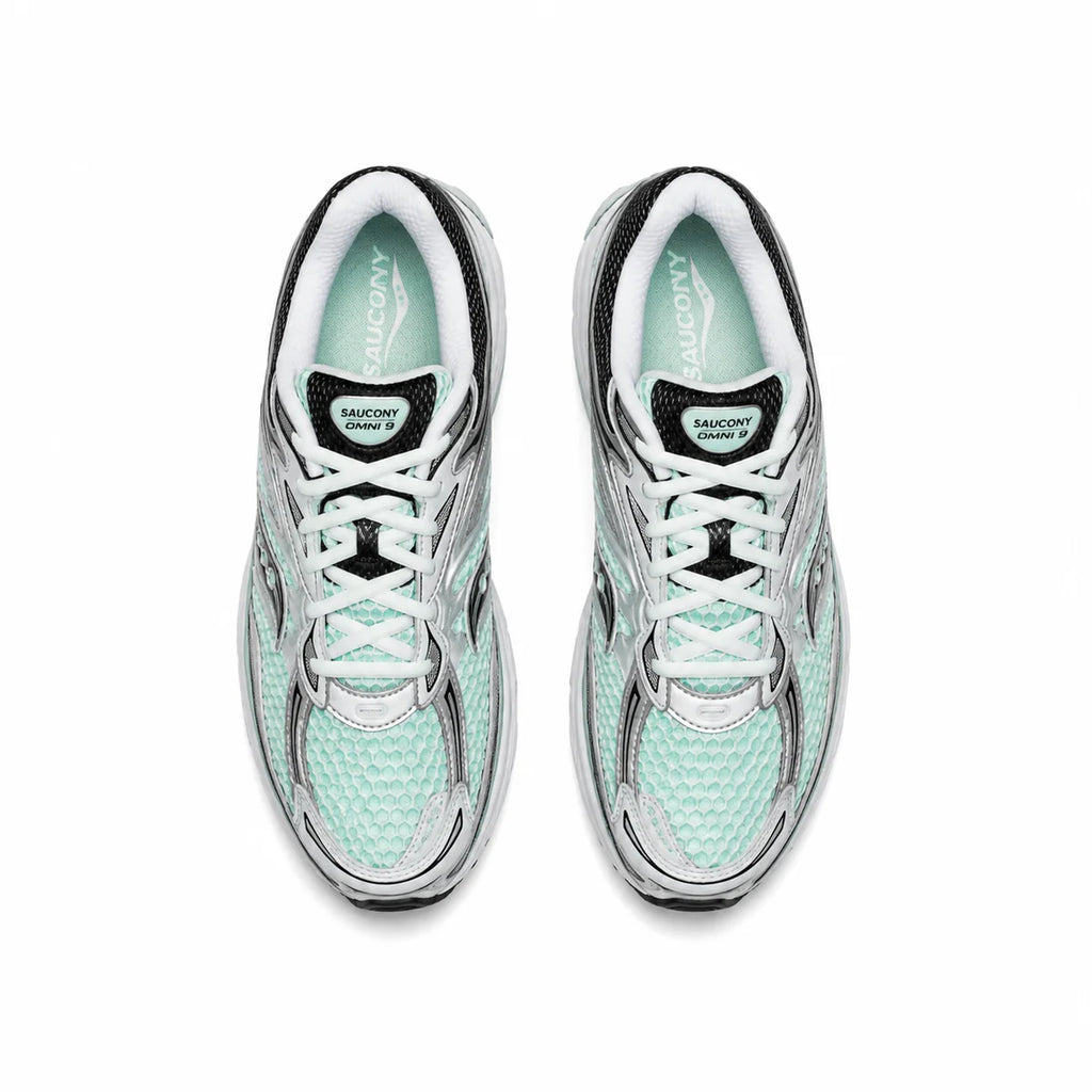 Saucony ProGrid Omni 9 Teal Metallic Silver
