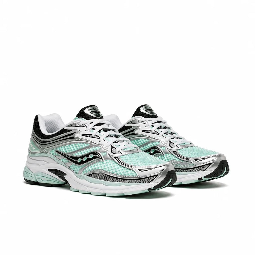 Saucony ProGrid Omni 9 Teal Metallic Silver